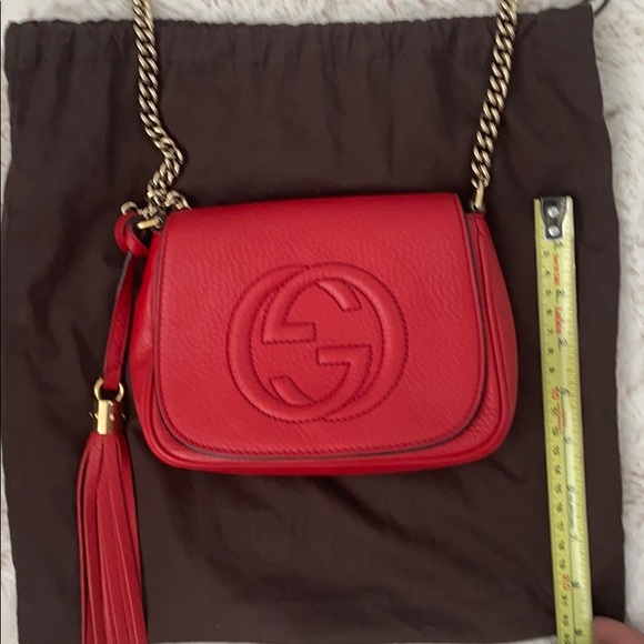 ‼️SOLD‼️Gucci Soho flap bag w chain - Picture 8 of 8